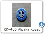 RK-405 Alpaka Rozet